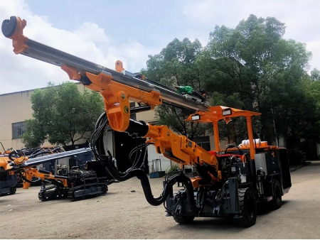 معدة حفر أنفاق هيدروليكية كبيرة بمطرقة علوية، KJ 212 Hydraulic Top Hammer Drilling Jumbo