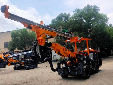 معدة حفر أنفاق هيدروليكية بمطرقة علوية كبيرة، KJ 311 Hydraulic Top Hammer Drilling Jumbo