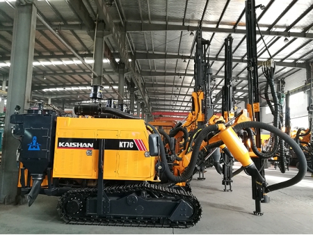 معدة حفر DTH متكاملة للمناجم والمحاجر المفتوحة، KT7C Integrated Down the hole Drill Rig for Open Pit Mines and Quarries