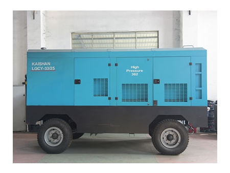 ضاغط هواء لولبي يعمل بالديزل ذو مرحلتين، LGCY Two-Stage Diesel Screw Type Air Compressor