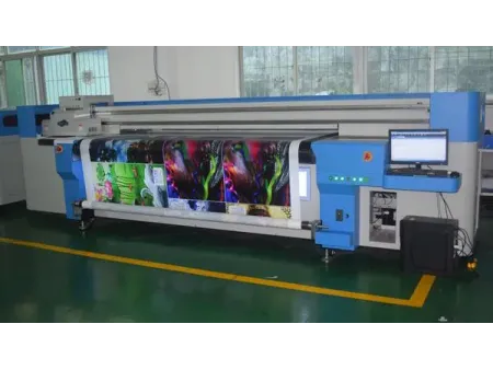 طابعات هجينة UV (من بكرة إلى بكرة ومسطحة) UV Hybrid Printer (Roll to Roll and Flatbed)