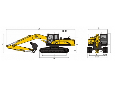 حفارة هيدروليكية  ZG3750LC-9