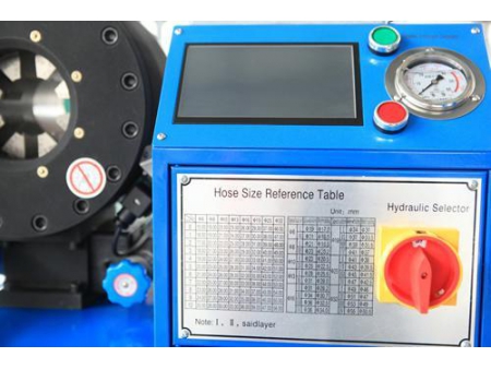 ماكينة كبس خراطيمالهيدروليك ذات شاشة لمس YONG-FENG F20DS