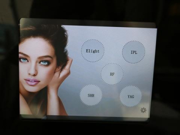 جهاز تجميل IPL E-light مع ترددات الراديو وليزر Nd:YAG