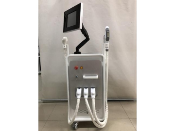 جهاز تجميل IPL E-light مع ترددات الراديو وليزر Nd:YAG