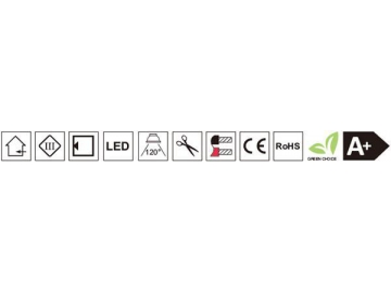 طقم شريط إضاءة ليد UV مرن