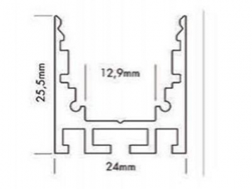 قطاعات ألومنيوم لشريط إنارة LED