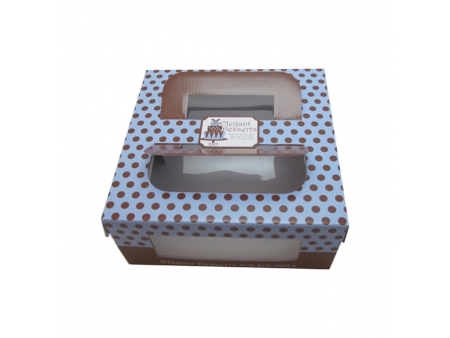 علب كعك مع مقبض Cake box with handle, Gable Box