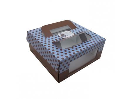 علب كعك مع مقبض Cake box with handle, Gable Box