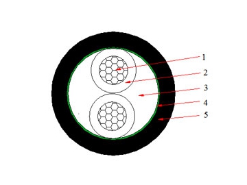 كابلات الجهد المنخفض المعزولة  NAYYمن 0.6 إلى 1 ك.ف                     0.6/1 kV NAYY Cable(AL/PVC/PVC)