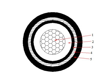 كابلات الجهد المنخفض المعزولة  NYBYمن 0.6 إلى 1 ك.ف                     0.6/1 kV NYBY Cable(CU/PVC/STA/PVC)