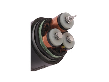 كابل معزولAL / XLPE / STA / PVC ، بجهد من 6 إلى 30 كيلو فولت                     Three-Core Cable (AL/XLPE/STA/PVC)