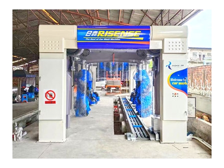 مغسلة سيارات أوتوماتيكية نفقية بتسع فرش  Tunnel Car Wash Equipment CC-690