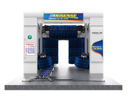 مغسلة سيارات أوتوماتيكية نفقية بخمس فرش Tunnel Car Wash Equipment