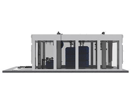 مغسلة سيارات أوتوماتيكية نفقية بسبع فرش  Tunnel Car Wash Equipment CC-670