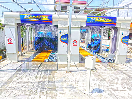 مغسلة سيارات أوتوماتيكية نفقية بسبع فرش  Tunnel Car Wash Equipment CC-670