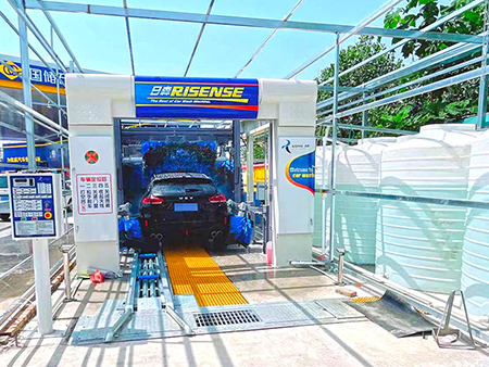 مغسلة سيارات أوتوماتيكية نفقية بتسع فرش  Tunnel Car Wash Equipment CC-690