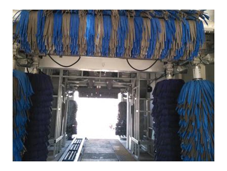 مغسلة سيارات أوتوماتيكية نفقية بـ 14 فرشة Tunnel Car Wash Equipment
