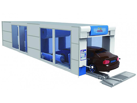 مغسلة سيارات أوتوماتيكية نفقية بـ 14 فرشة Tunnel Car Wash Equipment