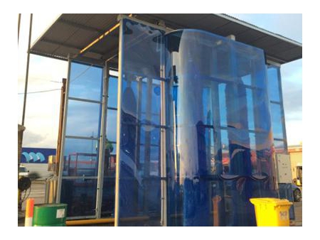 مغسلة باصات وشاحنات بأربع فرش  Drive-Through Bus Wash System