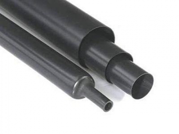 غلاف حراري عازل ضد اللهب، طبقة واحدة FR140 (لون أسود، نسبة الانكماش 1:3)  Single Wall Flame Retardant Heat Shrink Tubing