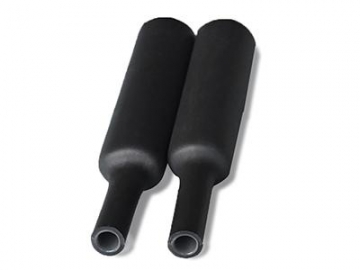 غلاف حراري عازل مضاد للهب، طبقتين AFR140 (لون أسود، نسبة الانكماش 1:3) Flame Retardant Dual Wall Heat Shrink Tubing