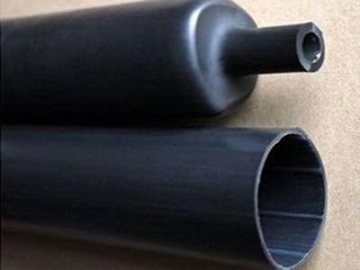 غلاف حراري أنبوبي نصف صلب، طبقتين HASR180 (لون أسود، نسبة الانكماش 1:3) Semi-Rigid Dual Wall Heat Shrink Tubing