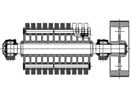 ماكينة تكسير ذات المطرقة Hammer Crusher