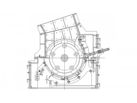 ماكينة تكسير ذات المطرقة Hammer Crusher