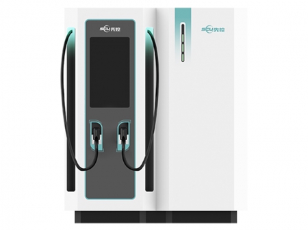 محطة شحن سيارات كهربائية EVMS ONE EV مزودة ببطارية مدمجة  EVMS ONE EV Charging Station with Integrated Battery