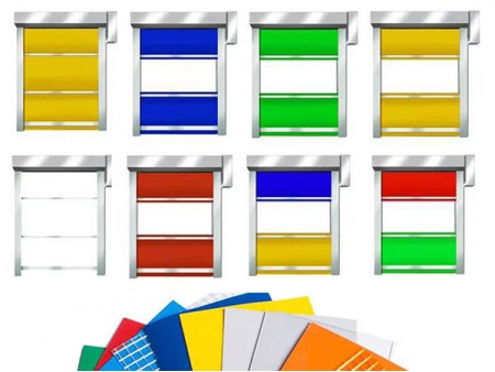 أبواب رول اب سريعة الحركة للغرفة النظيفة  Cleanroom Roll-Up Doors