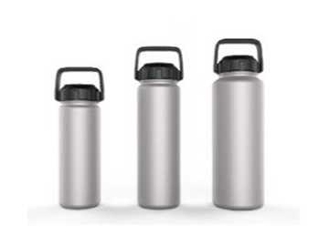 ترمس حافظ للحرارة من الستانلس ستيل مع غطاء قابل للحمل  Stainless Steel Vacuum Flask Thermos with Handle