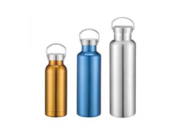 قارورة سفر حافظة للحرارة ستانلس ستيل مع غطاء قابل للحمل  Stainless Steel Thermos with Portable Handle