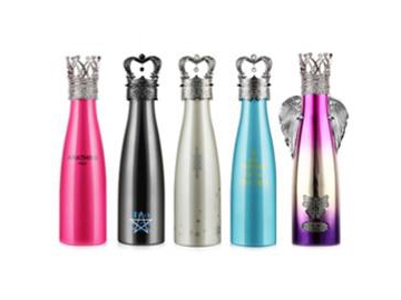 حافظة مشروبات عازلة للحرارة ستانلس ستيل ذات تاج  Stainless Steel Vacuum Flask with Crown