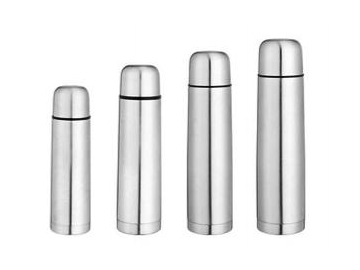 قارورة حافظة للحرارة والبرودة ستانلس ستيل  Stainless Steel Vacuum Hot Cold Water Bullet Flask