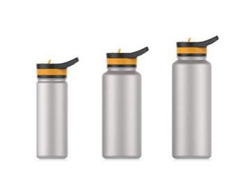 قارورة فاكيوم من الفولاذ المقاوم للصدأ مع شفاطة شرب  Stainless Steel Vacuum Bottle with Straw