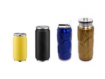 قارورة ماء ستانلس ستيل فاكيوم فلاسك مع شفاطة شرب  Vacuum Flask Stainless Steel Water Bottle with Straw