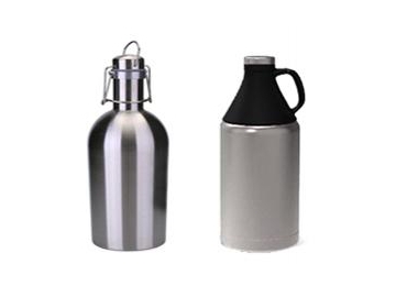 حافظة مشروبات وماء شعير من ستانلس ستيل ذات سعة كبيرة  Stainless Steel Large Capacity Beer Growler