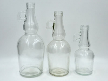 قارورة زجاجية شفافة  Clear Glass Bottle