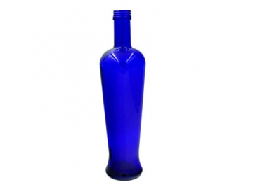 قارورة زجاجية زرقاء  Blue Glass Bottle