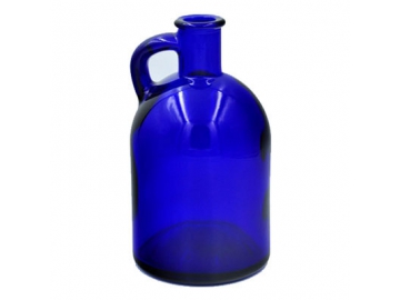 قارورة زجاجية زرقاء  Blue Glass Bottle