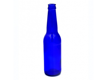 قارورة زجاجية زرقاء  Blue Glass Bottle