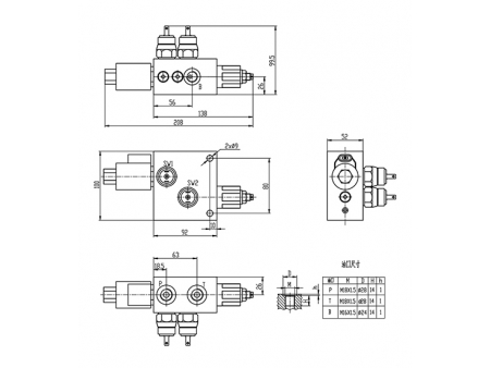 صمام كبح PDF11-00                     Brake Valve