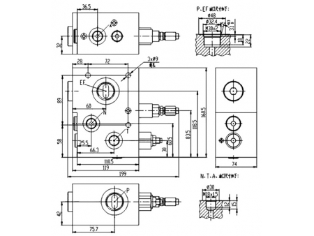 صمام شحن المركم PDF15-00                     Accumulator Charging Valve