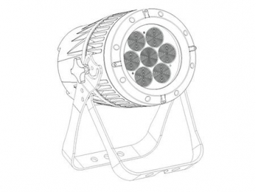 كشاف إضاءة مسرح بار LED موديل SS345C1WM  LED Par Light