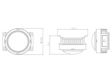 مصباح ليد بكسل نقطي موديل AI795ET  LED Pixel Light