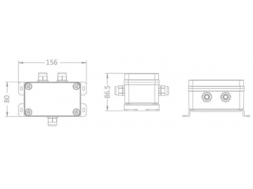 وحدة التحكم AC لمصباح LED  AC LED Light Control Unit