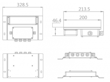 وحدة التحكم لمصباح ليد 240 وات  LED Light Control Unit