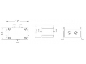 وحدة التحكم لمصباح ليد غسل الجدار  LED Wall Wash Light Controller