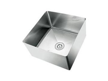 حوض مطبخ ستانلس ستيل (حوض معلق)  Stainless Steel Weld-in/Undermount Kitchen Sinks